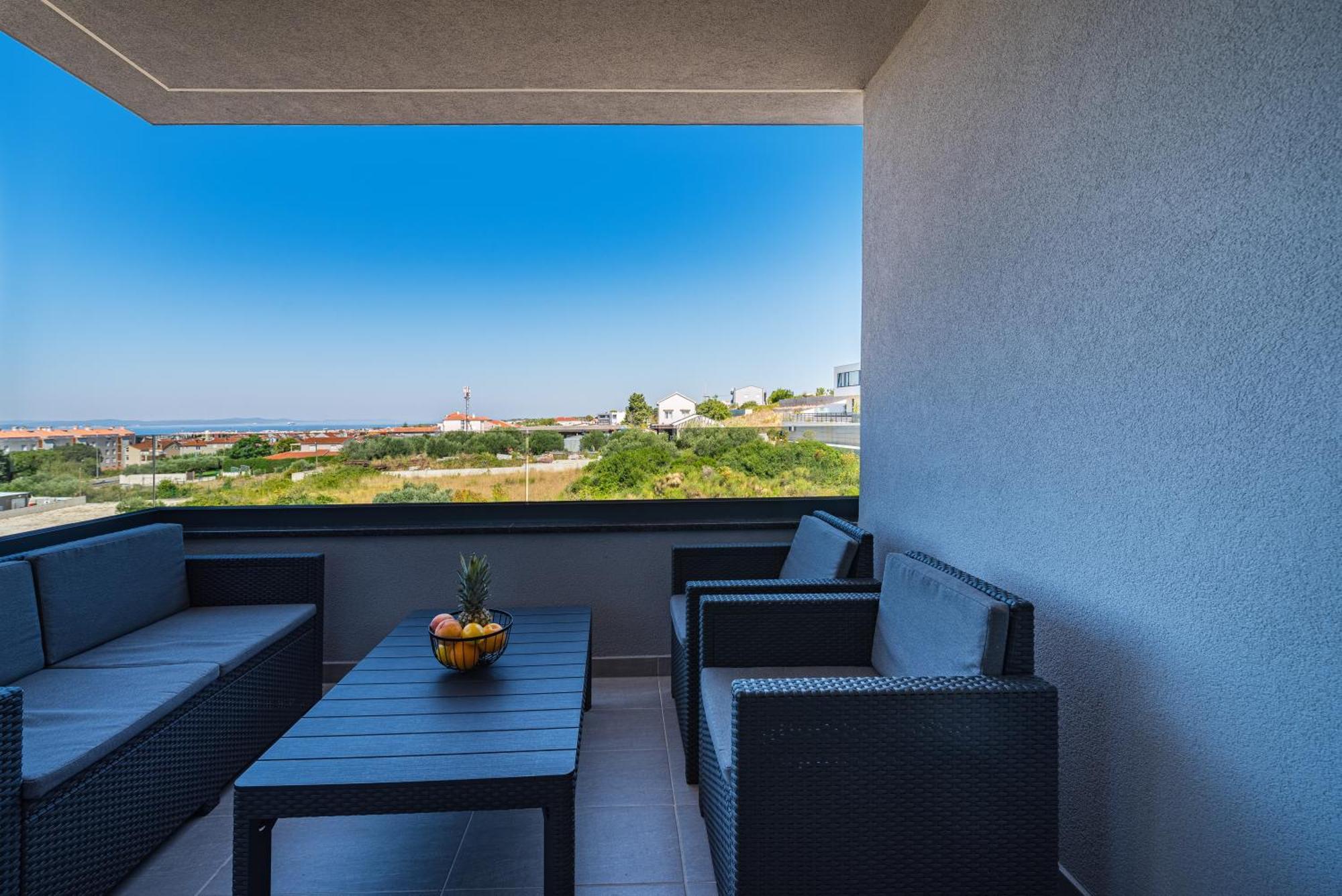 Skyline Luxe Apartment Zadar Bagian luar foto