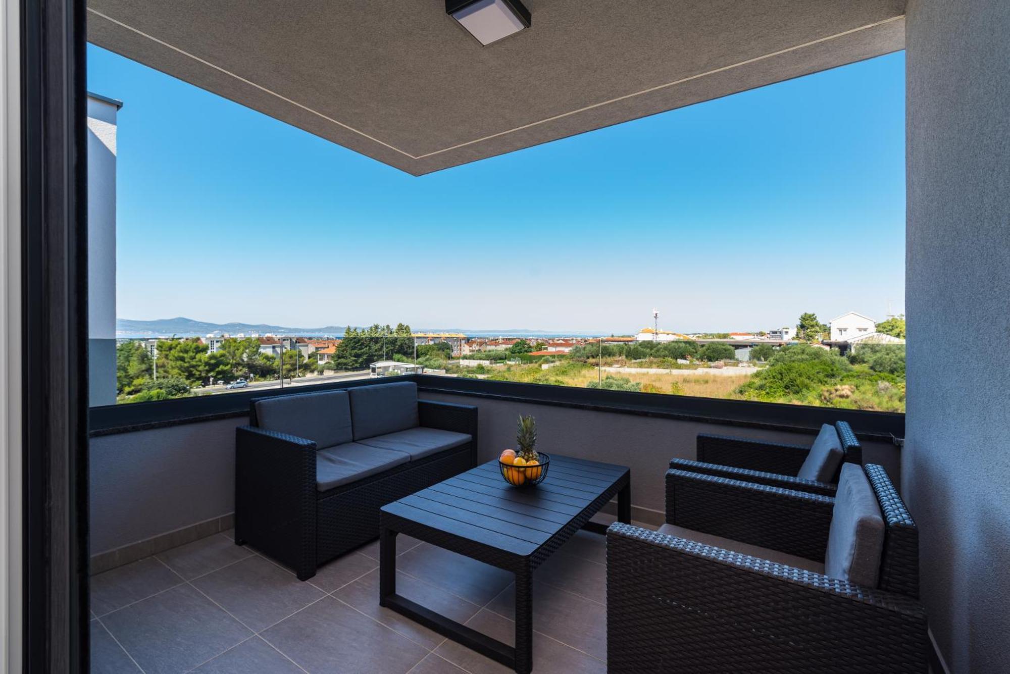 Skyline Luxe Apartment Zadar Bagian luar foto