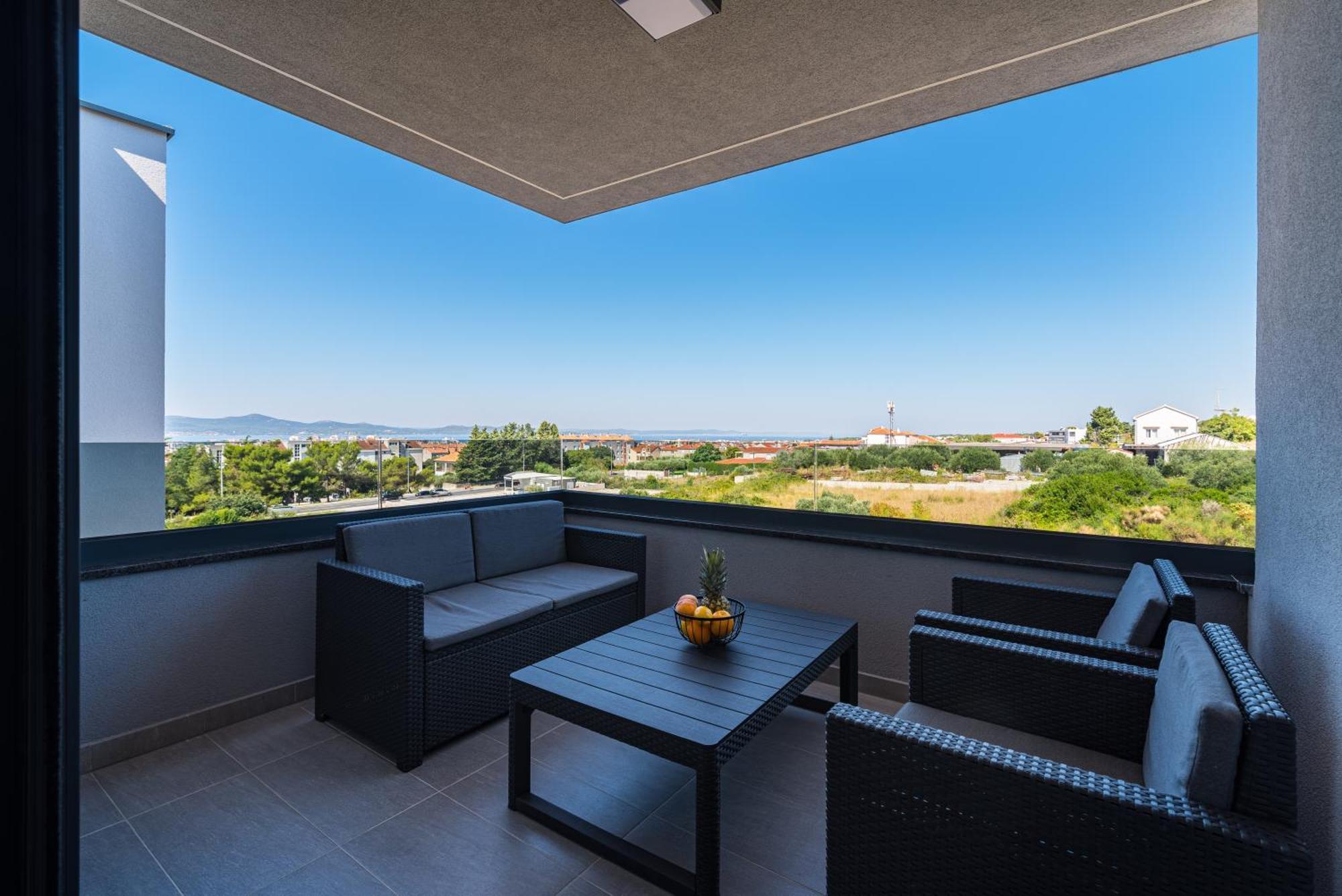 Skyline Luxe Apartment Zadar Bagian luar foto